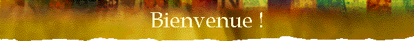 Bienvenue !